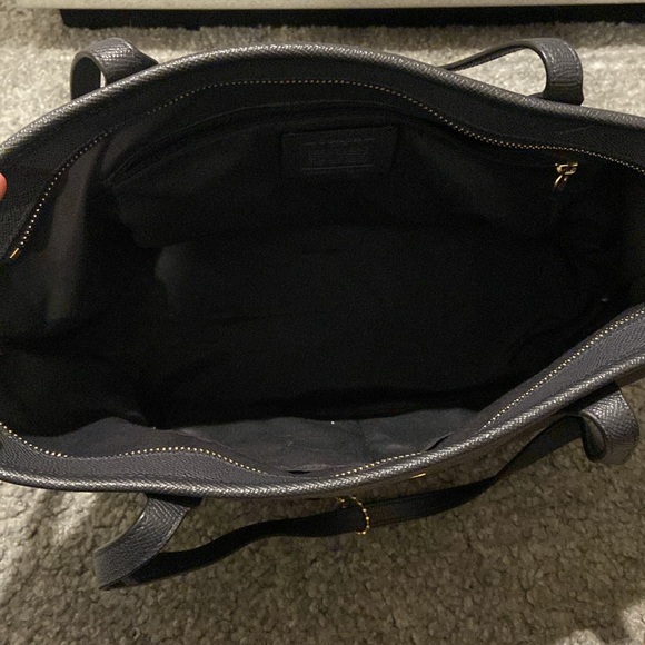 Navy blue coach tote bag - Picture 2 of 2